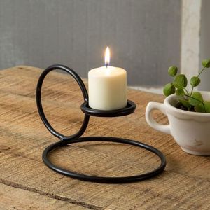Portavelas de Metal y hierro de diseño de lujo para boda, Navidad, decoración de Mesa para el hogar, candelabros, soporte - Product Image 6