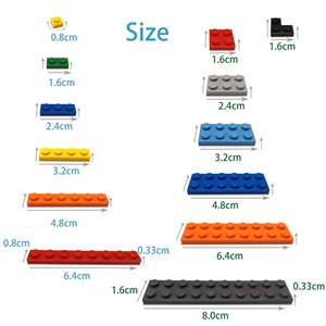 Ensemble de construction LEGO 60 briques - Mur de chambres créatif en plastique ABS pour enfants de 5 à 7 ans - Product Image 6