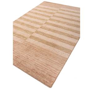 Tapis en laine tissé à la main Contour, rayé rouge et orange, rectangulaire 3D, pour la maison, tapis de chevet en viscose, tapis de chambre 3D fait main, modèle Hwl-338 - Product Image 2