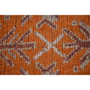 2.8x10.2 ft Vintage Rug, Turkish <b>Runner</b> Rug, <b>Red</b> Moroccan Wool Rug - Product Image 5