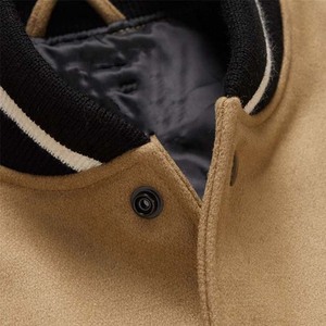 Veste de Baseball à manches en cuir pour homme, nouvelle collection - Product Image 4