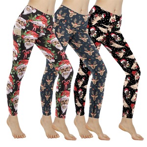 Servicio OEM, Leggings de Sublimación para Mujer, Estilo Personalizado, Suaves, Recién Llegados, Sublimación con Cintura Elástica de Alta Calidad, Leggings de Yoga - Product Image 1
