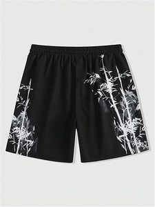 Pantalones cortos de gimnasio con estampado de camuflaje 2 en 1 para hombre, pantalones cortos de secado rápido para entrenamiento atlético Dragon Graphic 5, pantalones cortos transpirables con cintura elástica para teléfono - Product Image 2