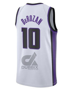 Maillot de basket-ball Sacramento 2024-25 de haute qualité, logo personnalisé cousu, broderie 3D, uniforme d'équipe respirant pour une utilisation toute l'année - Product Image 6