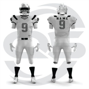 Uniforme de football américain personnalisé de haute qualité Style de rugby vintage avec ensembles de jeunes au design sublimé - Product Image 3