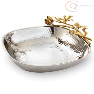 Bandeja Decorativa de Acero Inoxidable Hecha a Mano para Sala de Estar y Mesas de Café/Consola, Estilo Ramadán |   Colores y Logotipo Personalizables - Product Image 6