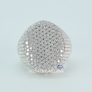 Joyería Hip Hop Diseñador de lujo Anillos Hip Hop Moissanite de oro de 14kt con claridad VVS mejorada Ocasión de boda de moda - Product Image 1