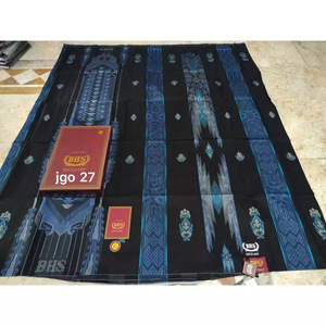 BHS Excelente Gold, un Sarong Lungi Tradicional de Mezcla de Algodón, Elegante para Bodas y Ocasiones de Oración - Product Image 2