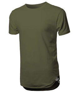 Camisetas alargadas de algodón 100%, camisetas de cuerpo extendido para hombres, suministro B2B, ropa de calle de fábrica a la moda, camisetas para hombres - Product Image 5