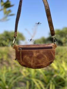 Echte Lederhandtasche stilvolle Kollektion Crossbody Schleifentasche neues Design handgefertigt Schlussverkauf stilvolle Schultertasche für Damen - Product Image 4