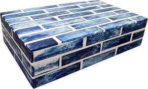 Caja de regalo de joyería con incrustaciones de hueso de buey y madre de perla de lujo, arte de madera de pino con embalaje artesanal memorable para regalos especiales - Product Image 6