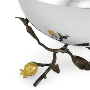 ชามเซรามิกสองชั้นทรงกลมสไตล์อเมริกัน สำหรับขนมและเครื่องดื่ม ซ้อนกันได้ กันลื่น ปลอดภัย ใช้สำหรับงานปาร์ตี้ ผลิตโดย Zahid Exports - Product Image 4