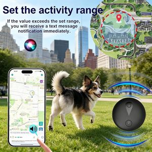 Smart GPS <b>Tracker</b> <b>Collar</b> for Dogs Real-Time Location Pet <b>Tracker</b> Plastic Material No Monthly Fees SIM Cards Required Viewable PC - Product Image 2