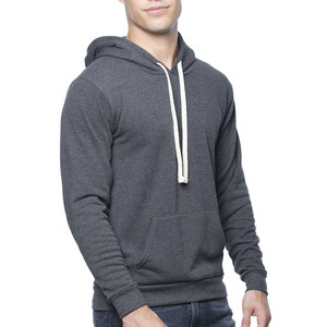 Sudadera con Capucha Unisex de Felpa de Poliéster/Algodón, Sudadera con Capucha Gris Ultra Premium, Sudadera de Manga Larga para Entrenamiento, Sudadera con Capucha de Mezcla Triple - Product Image 3