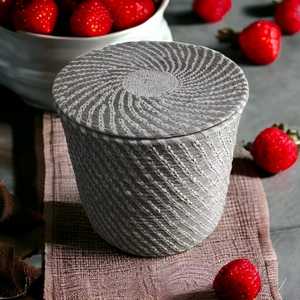 Reusable Portable <b>Wicker</b> Sabai Grass Round Dirty Clothes Toy Storage Organizer Laundry Basket <b>Hamper</b> for Kids Room - Product Image 3