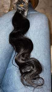 Extensions de cheveux humains alignés avec des cuticules droites soyeuses indiennes vierges de haute qualité - Product Image 4