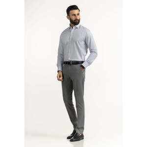 Modern Fit <b>Men's</b> Casual Dress <b>Shirts</b> 100% Cotton Poplin <b>Striped</b> Pattern <b>Long</b> <b>Sleeves</b> Size 3XL Anti-Wrinkle FS-STR25-243 - Product Image 1