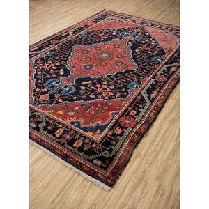 Alfombra 3D Aalam Pae-4456 Roja Naranja de Lana Anudada a Mano para el Hogar - Patrón Rectangular Grande con Medallón para Pasillo, Entrada, Habitación de Adolescentes, Viscosa - Product Image 2