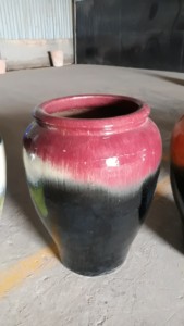 Rubí Linh-maceta de cerámica esmaltada para decoración del hogar, macetas de cerámica para interior y exterior, venta al por mayor - Product Image 2