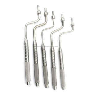 Juego de osteótomo Dental de buena calidad, 5 uds., herramientas de cirugía de implantes de acero inoxidable rectas y en ángulo, etiqueta privada OEM certificada CE - Product Image 3