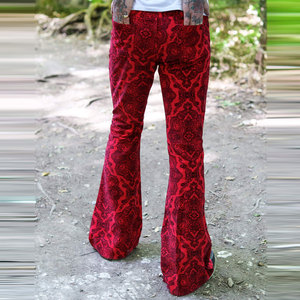 Pantalones de Hombre con Estampado, Pantalones de Campana, Material de Algodón, 2026, Pantalones de Hombre en Línea, Mejores Precios al por Mayor, Pantalones de Campana Únicos para Hombre - Product Image 2
