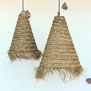 Lámpara colgante de decoración artesanal, lámpara de algas marinas naturales, precio de venta solo a 99GD - Product Image 3