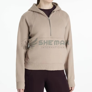 เสื้อฮู้ดนักขี่ม้าผู้หญิงพร้อมฮู้ดแบบรูดซับขนแกะนุ่มสำหรับม้าแฟชั่นล่าสุดขี่สบายๆและใช้งานกลางแจ้ง - Product Image 1