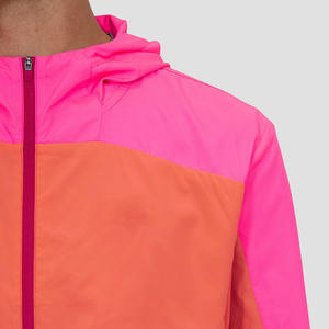 Ensemble de veste courte coupe-vent à capuche en deux pièces sur mesure fabriqué en usine, fermeture à cordon, cargo en nylon et polyester, streetwear - Product Image 6