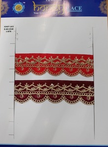 Dentelle de maille brodée florale colorée personnalisée pour robes de mariée et costumes pour la conception de vêtements et de chaussures - Product Image 5