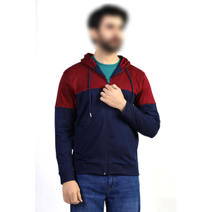 Ropa de invierno Moda Casual Transpirable Sudaderas con cremallera completa Algodón Fleece Liso Sudaderas con capucha Venta al por mayor Sudaderas con capucha de calidad superior - Product Image 1