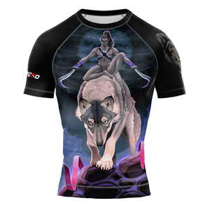 Rashguard de MMA pour hommes fabriqué en usine, léger, design personnalisé, sublimation, vêtement d'entraînement slim, respirant - Product Image 1