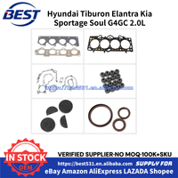 Kit de révision moteur MBSGSW avec vilebrequin et 4 bielles pour Hyundai Tiburon Elantra Kia Sportage Soul G4GC 2.0L 2000-2012