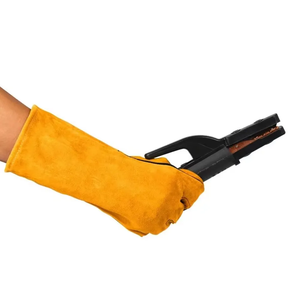 Gants de soudage en cuir de vache, respirants, résistants aux hautes températures, gants de sécurité anti-brûlure pour l'extérieur - Product Image 3