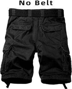 Pantalones cortos de carga para hombre con estilo Tela de tacto suave Opción de logotipo personalizado Ideal para colecciones de moda urbana y al aire libre - Product Image 2