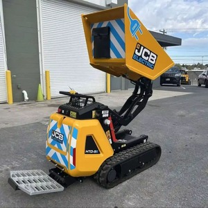 JCB High Tip <b>Tracked</b> Dumper Mini Crawler Dump Truck HTD 1Ton Engine Gearbox <b>Pump</b> High Efficiency Agriculture Landscaping - Product Image 1