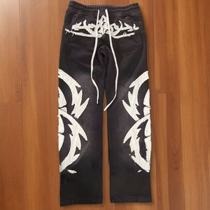 Conjunto de Chándal con Capucha Unisex Personalizado, 100% Algodón Orgánico, Lavado Ácido, Antibacteriano, Invierno, Patrón Sólido, Bordado - Product Image 5