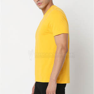 Camiseta elegante para hombre, tela suave cómoda mezclada de algodón para uso diario, camiseta de moda para hombre - Product Image 3