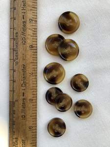 BOUTON DE CORNE DE BUFFALO NATUREL HAUTE Meilleure qualité Bouton en corne de buffle Taille de personnalisation vierge et taille grande et courte disponible - Product Image 5