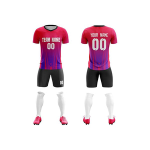 ชุดเสื้อฟุตบอลของผู้ชายชุดเสื้อฟุตบอลผ้าโพลีเอสเตอร์100% ชุดเสื้อฟอร์มแบบระเหิดคุณภาพสูงจากฝรั่งเศสดีไซน์ล่าสุด - Product Image 6