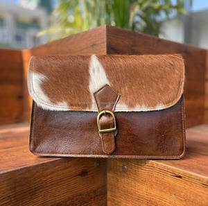 Nouveau véritable sac à main en cuir de vachette femmes occidentales sacs à bandoulière Offre Spéciale vache cacher les cheveux sur le cuir sac à bandoulière sacs à main en cuir véritable - Product Image 2