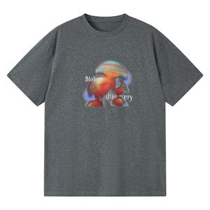 T-shirt décontracté tendance à col en V et manches courtes pour adultes, 100 % coton, écologique, doux, style hip-hop, logo personnalisé - Product Image 5