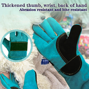 Guantes de seguridad para el entrenamiento y manejo de perros, guantes de seguridad para el manejo y protección de aves, guantes de protección - Product Image 4