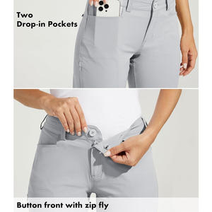 Pantalones de golf OEM de corte personalizado para hombre con tela transpirable, diseño de logotipo personalizado, ideal para deportes y eventos al aire libre - Product Image 5