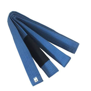 Cinturones de algodón bordados con logotipo personalizado de alta calidad, cinturones BJJ personalizados de Jiu Jitsu brasileño, ropa de artes marciales, Kimono Jiu Jitsu - Product Image 2