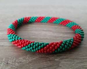 Pulsera personalizada con cuentas de lujo para Ella y él, joyería de compromiso para fiesta de boda, Unisex, negro, tamaño personalizable, artesanía MD - Product Image 1