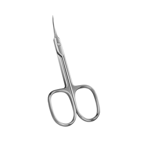 Stainless Steel Curved Sharp <b>Cuticle</b> <b>Scissors</b> Clean Manicure Pedicure Easy Grip Nail Care Tool Professional Salon Grade Nail Art - Product Image 6