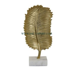 Diseño de pez chapado en oro de calidad Superior, nuevo estilo de lujo, decoración de mesa de Hotel, escultura de latón puro para el hogar, artesanías de Metal - Product Image 4