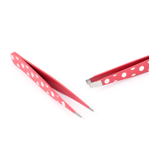 ที่หนีบคิ้วแบบแบนทำจากสแตนเลสอุปกรณ์ความงามสำหรับการเล็มคิ้วทำป้ายได้ตามต้องการ - Product Image 3