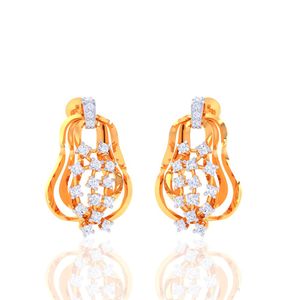 Ishi Diamonds Superlative 18K Gold Pendientes de diamantes cultivados en laboratorio de 0,28 quilates - Product Image 3