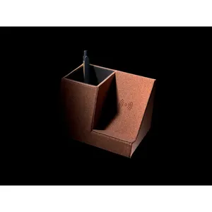 Portapenne in Sughero con Caricatore Wireless, Gadget Ecologico, Prodotto Pratico e Sostenibile - Product Image 2